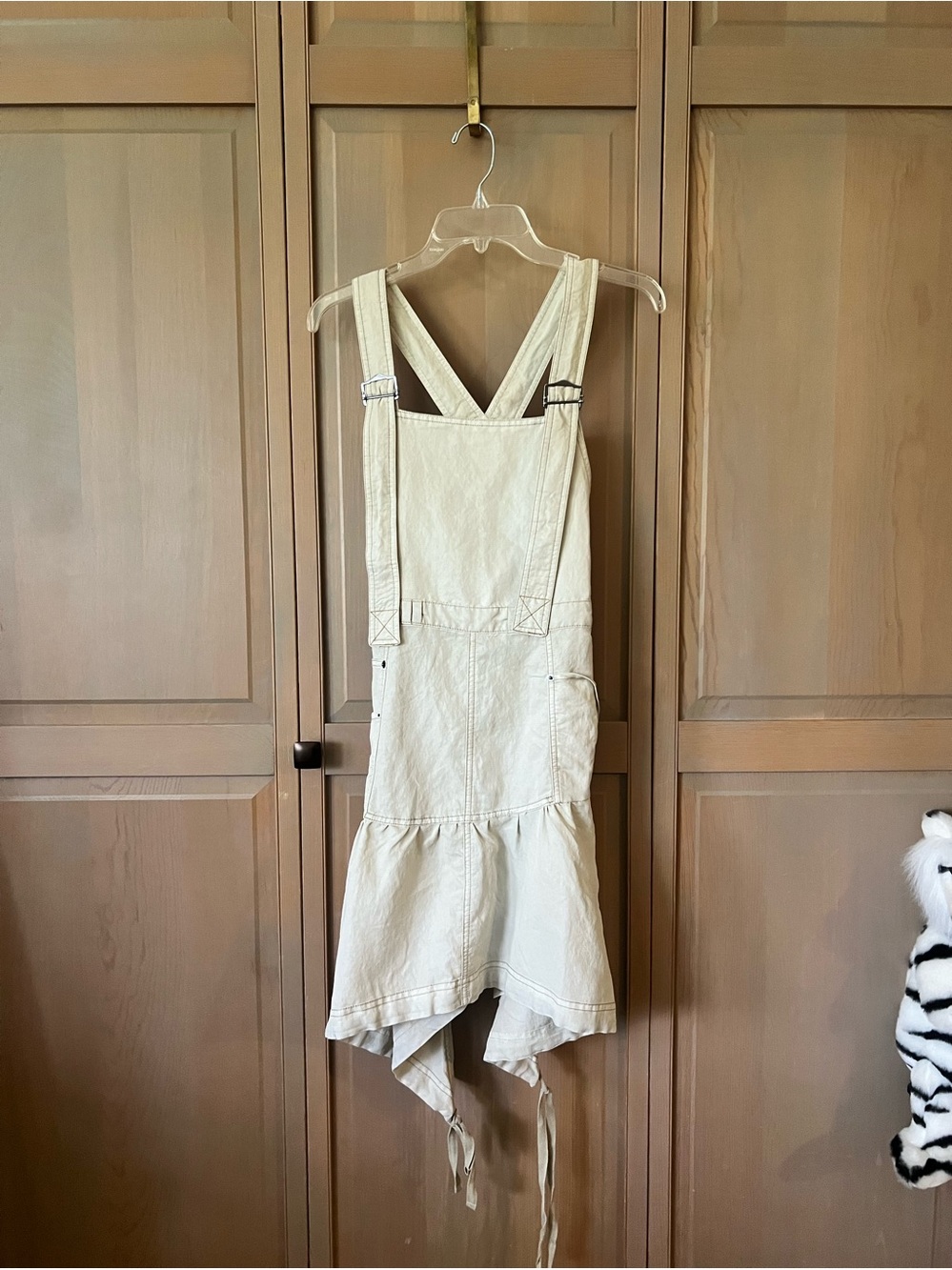 Free People Cream Harper Skirtall